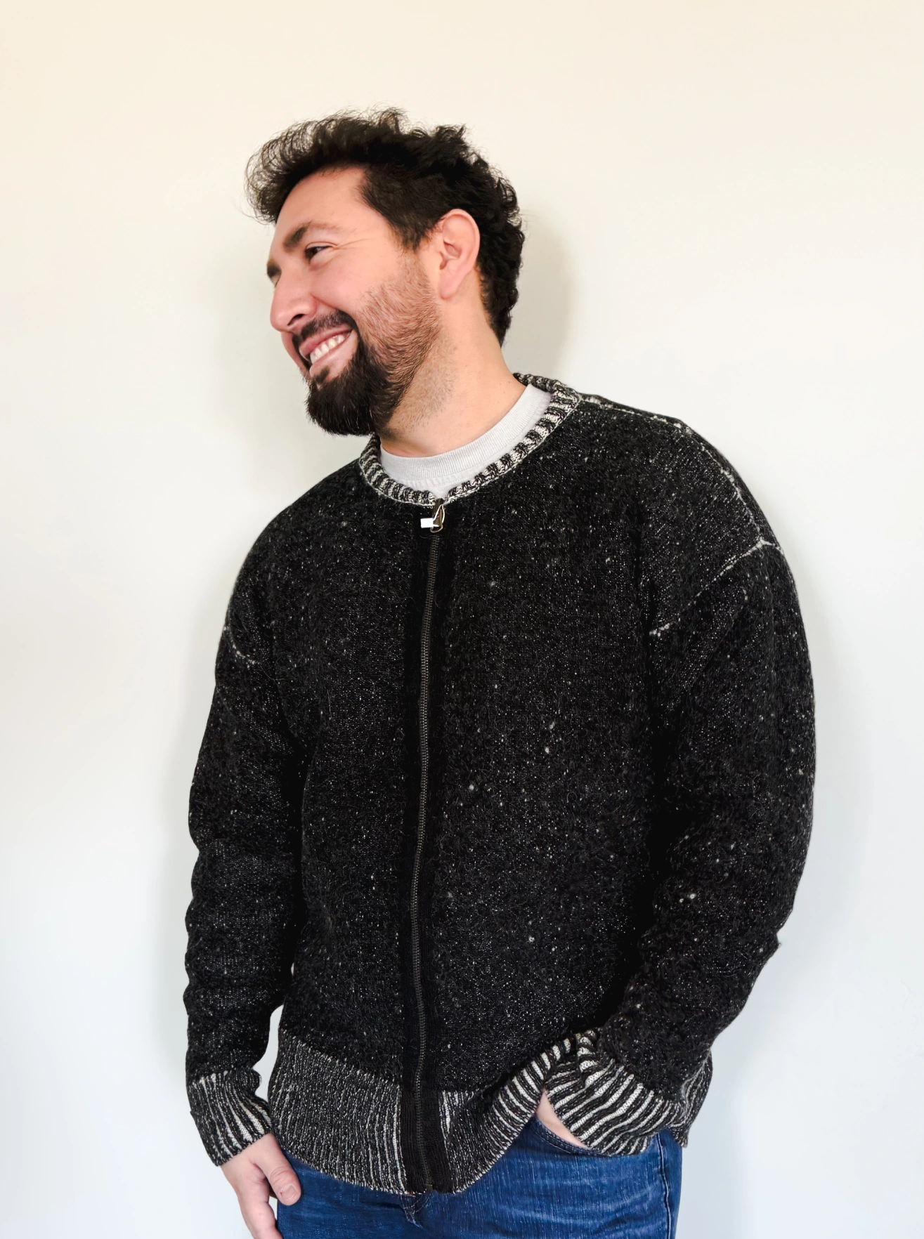 reversible bomber jacket