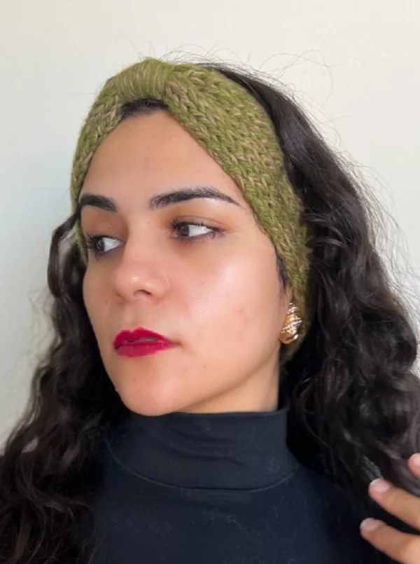 Handmade Headband 100 % Baby Alpaca - Image 3