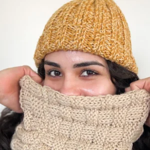 Alpaca Fiber and Sheep Wool Hat