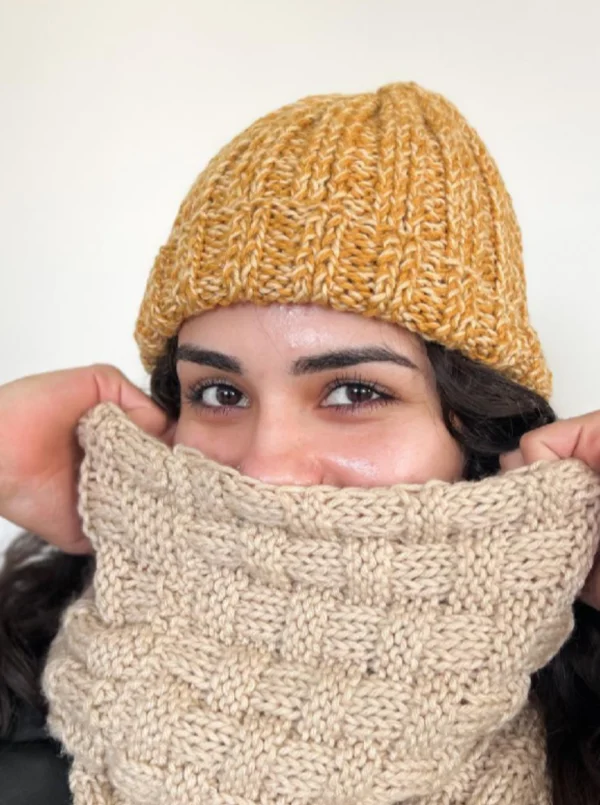 Alpaca Fiber and Sheep Wool Hat - Image 2