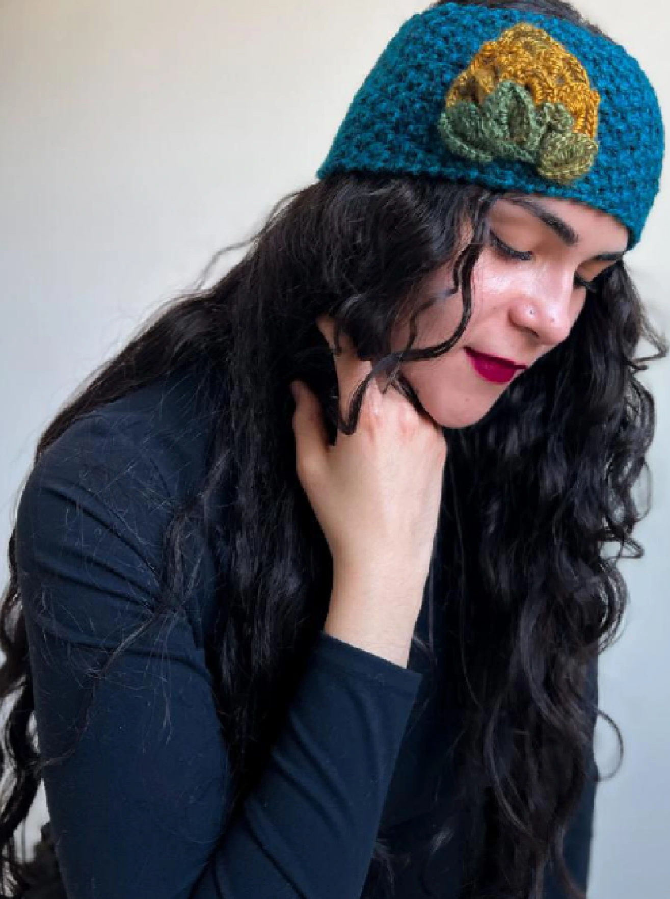 handmade baby alpaca headband
