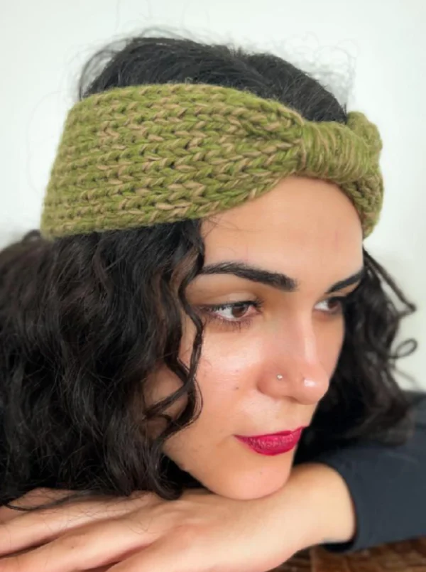Handmade Headband 100 % Baby Alpaca - Image 4