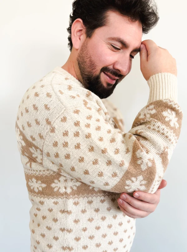 100% Baby Alpaca Winter Sweater - Image 3