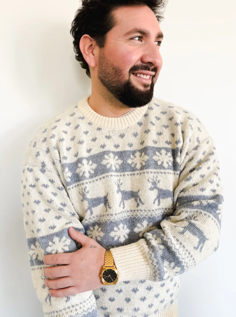 men’s baby alpaca sweater
