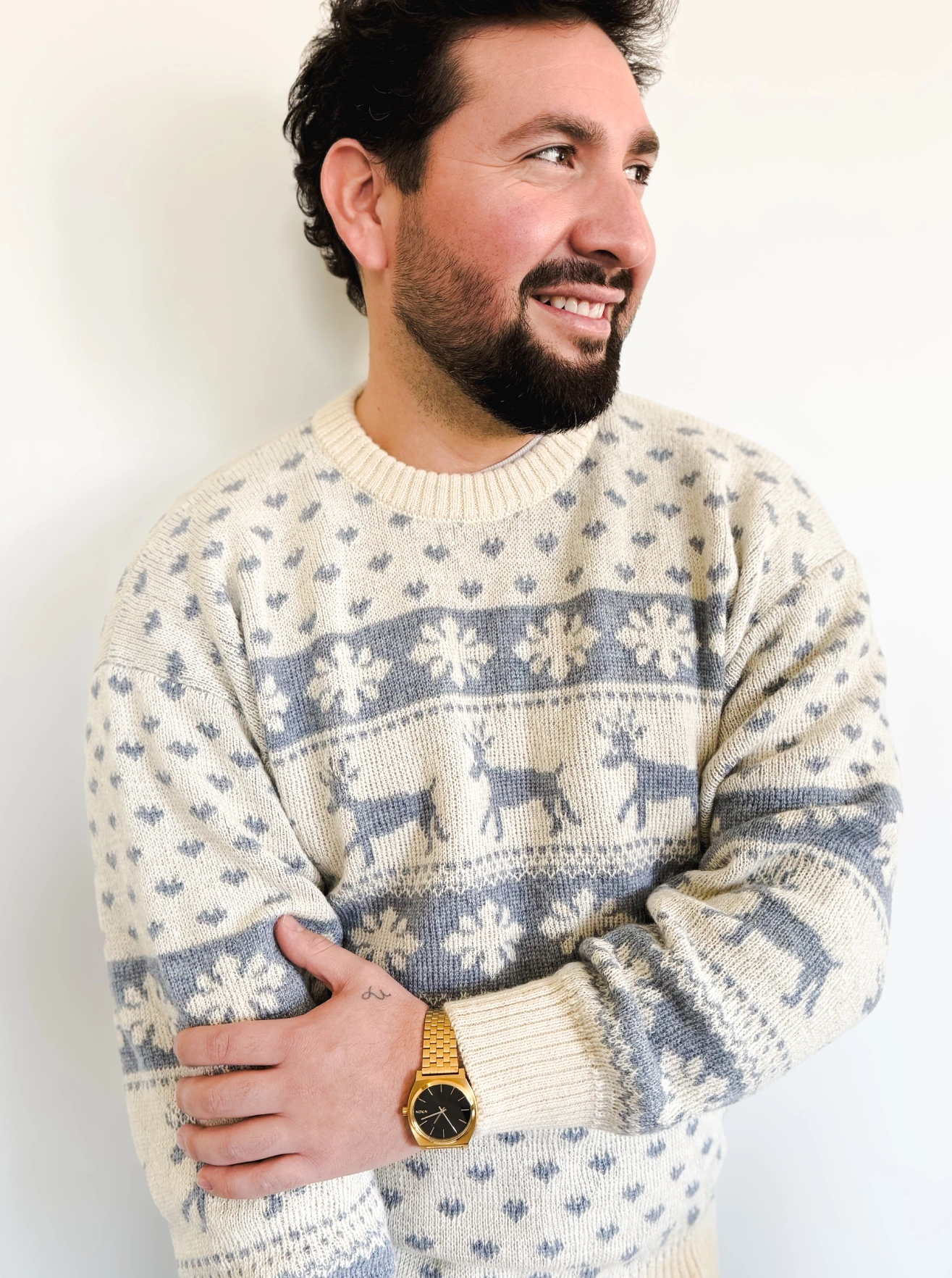 men’s baby alpaca sweater