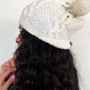 Wool hat made of alpaca fiber and blends