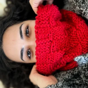 baby alpaca neck warmer