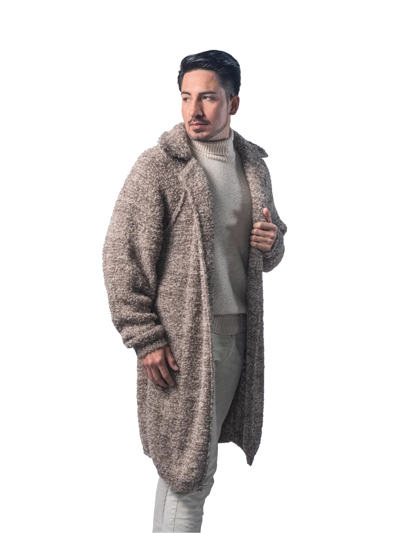 Exposed Seams Coat - 89% FS Alpaca, 11% Polyamide