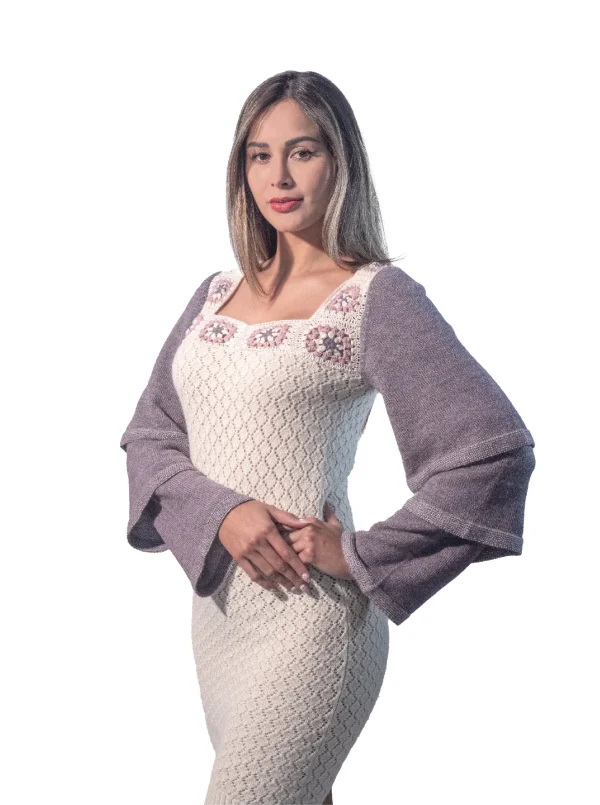 Catalina Dress -50% Baby Alpaca, 50% Pima Cotton - Image 2