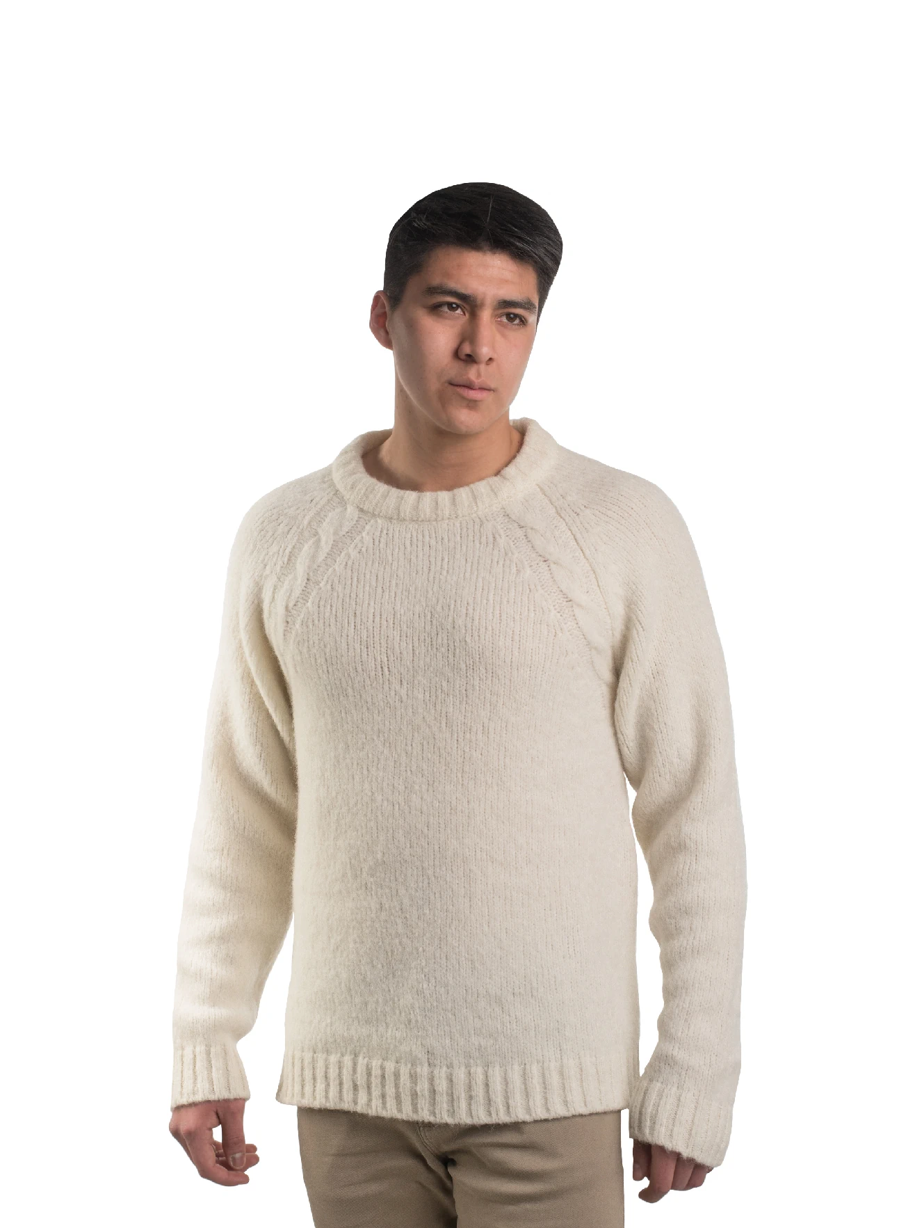 Ashlar Sweater - 43% baby alpaca, 43% sheep wool, and 14% polyamide