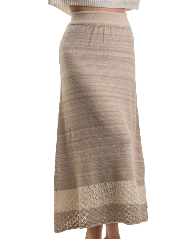 Cala Skirt - 50% baby alpaca, 50% pima cotton
