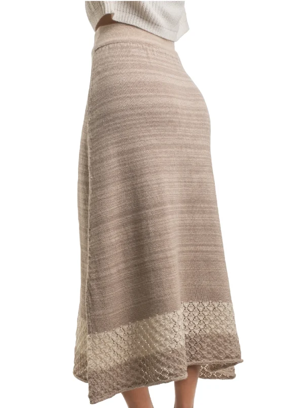 Cala Skirt - 50% baby alpaca, 50% pima cotton - Image 2
