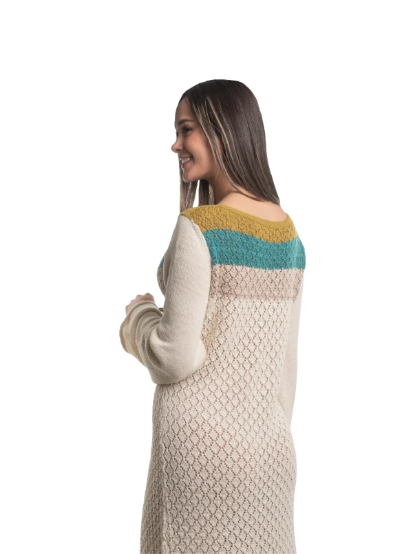 Lucy Dress - 50% baby alpaca, 50% pima cotton - Image 2