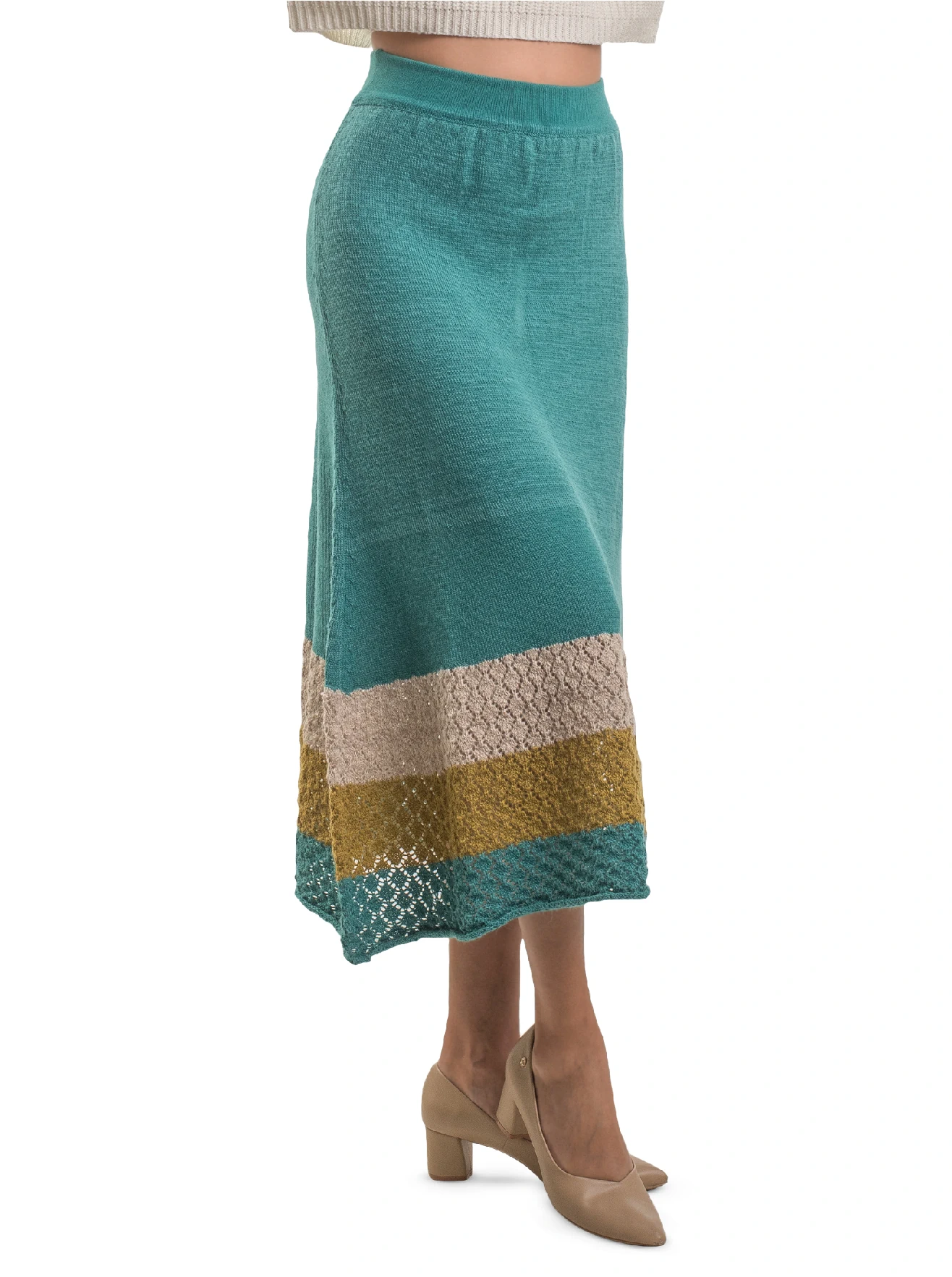 Skirt Lines - 50% baby alpaca, 50% pima cotton