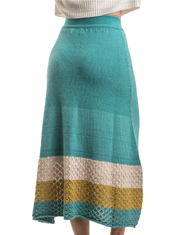 Skirt Lines - 50% baby alpaca, 50% pima cotton - Image 2