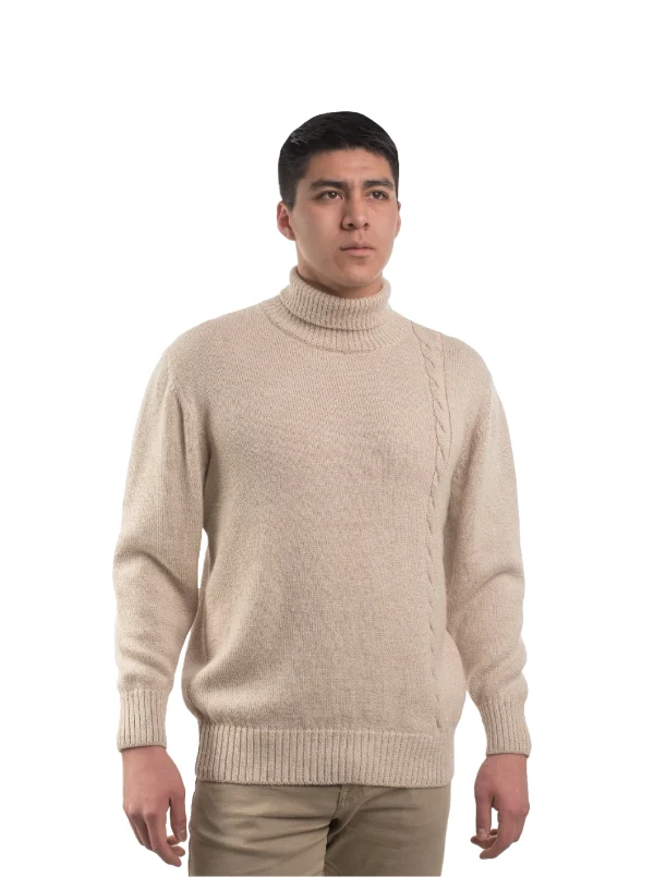Turtle Neck Sweater - 100% baby alpaca