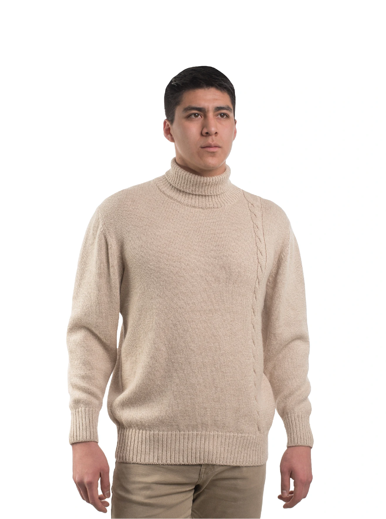 Turtle Neck Sweater - 100% baby alpaca